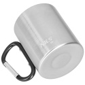 NC17110 ČIERNY KEMPIGOVÝ HRNČEK 300ML S KARABINOU NILS CAMP