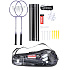 Sada raket na badminton WISH Alumtec 4466, fialová