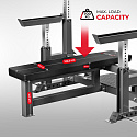 LS6803 BENCHPRESS LAVICA S BEZPEČNOSTNÝMI ZARÁŽKAMI HMS