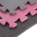 MP10 RUŽOVÁ-ŠEDÁ OCHRANNÁ PUZZLE PODLOŽKA