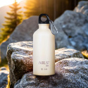 NC3801 BÉŽOVÁ NEREZOVÁ TURISTICKÁ FĽAŠA 550ML NILS CAMP