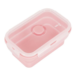 NC4105 RUŽOVÝ SKLADACÍ DESIATOVÝ BOX 500ML NILS CAMP