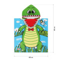 NAR20 CROCODILE UTERÁK - PONČO Z MIKROVLÁKNA NILS AQUA