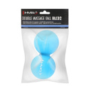 BLC02 MODRÁ DVOJITÁ MASÁŽNA LOPTA LACROSSE BALL HMS