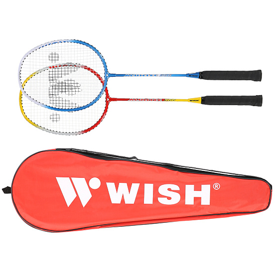 ALUMTEC 366K BADMINTONOVÝ SET WISH ČERVENÁ + MODRÁ
