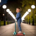 HLB1310 ZELENÁ DETSKÁ TROJKOLOVÁ KOLOBEŽKA S LED NILS FUN