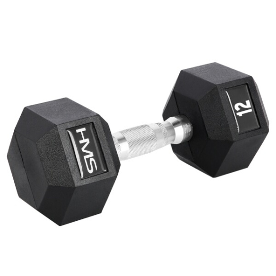 Hexagonálna jednoručná činka HMS HEX Pro