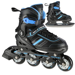 Korčule NILS Extreme NH18191 2v1 čierno-modré