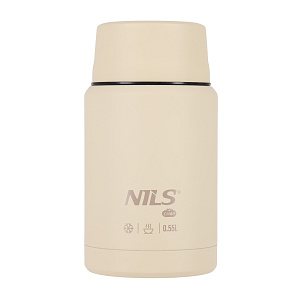 NC3807 BÉŽOVÁ TERMOSKA NA JEDLO 550ML NILS CAMP NC3807 BÉŽOVÁ TERMOSKA NA JEDLO 550ML NILS CAMP