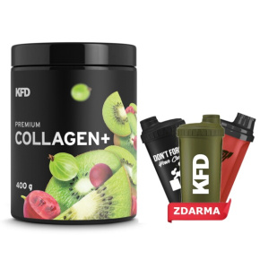 KFD Premium Collagen+ 400 g s příchutí kiwi a angreštu + šejkr ZDARMA