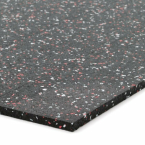 Podlahová guma (deska) SF1050 - 200 x 100 x 0,8 cm, černo-bílo-červená