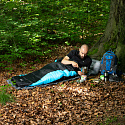 NC2012 ČIERNY/MODRÝ SPACÍ VAK NILS CAMP