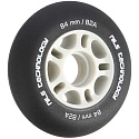 PU 84x24 82A + ABEC 9 ČIERNE MATNÉ KOLIESKA 4KS NILS EXTREME