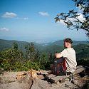 NC1925 WAYFARER ČIERNY TURISTICKÝ BATOH 35L NILS CAMP