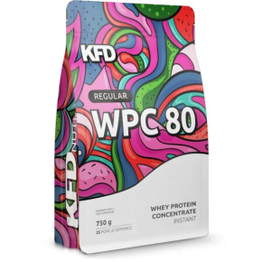80% WPC proteín KFD Regular WPC 80 750 g s príchuťou vanilkovej zmrzliny