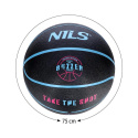 NPK271 ČIERNA BUZZER 7 BASKETBALOVÁ LOPTA NILS