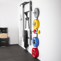 KLT22 SIVÝ MULTIFUNKČNÝ POSILŇOVACÍ STOJAN - POWER RACK HMS