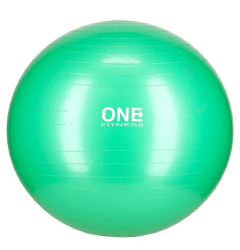 Gymnastický míč ONE Fitness Gym Ball 10 zelený, 65 cm