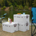 NCB4004 SIVÝ SKLADACÍ BOX S VEKOM 50L NILS CAMP