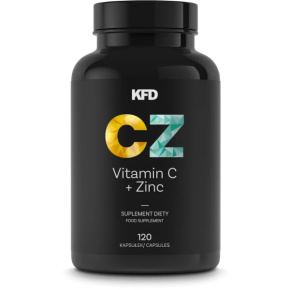 KFD Vitamin C 1000 mg + zinek 10 mg 120 kapslí