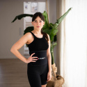 SET HHW06 ČIERNA + BE163 PLUS SIZE MASÁŽNY HULA HOOP OBRUČ SO ZÁVAŽÍM A POČÍTADLOM HMS