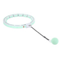 SET HHW06 ZELENÁ + BE163 PLUS SIZE MASÁŽNY HULA HOOP OBRUČ SO ZÁVAŽÍM A POČÍTADLOM HMS