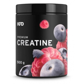 KFD Premium Creatine 500 g s příchutí malina-borůvka