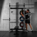 KLT34 SIVÝ SKLADACÍ MULTIFUNKČNÝ POSILŇOVACÍ STOJAN - POWER RACK HMS