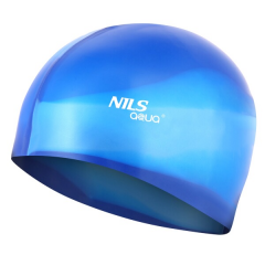 Silikonová čepice NILS Aqua multicolor MF11