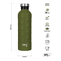 NC3805 ZELENÁ TERMOFĽAŠA 750ML NILS CAMP