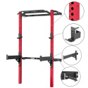 KLT22 ČERVENÝ MULTIFUNKČNÝ POSILŇOVACÍ STOJAN - POWER RACK HMS