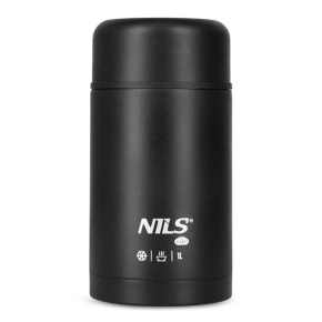 NC3802 ČIERNA TERMOSKA NA JEDLO 1000ML NILS CAMP
