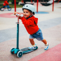 HLB1310 ZELENÁ DETSKÁ TROJKOLOVÁ KOLOBEŽKA S LED NILS FUN