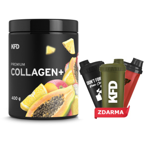 KFD Premium Collagen+ 400 g s příchutí tropického ovoce + šejkr ZDARMA