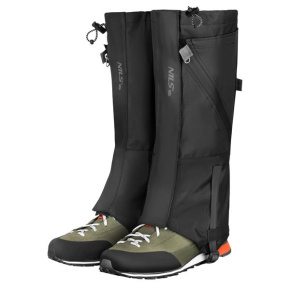 NC17112 ČIERNE NÁVLEKY - GAITERY NILS CAMP