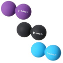 BLC02 MODRÁ DVOJITÁ MASÁŽNA LOPTA LACROSSE BALL HMS