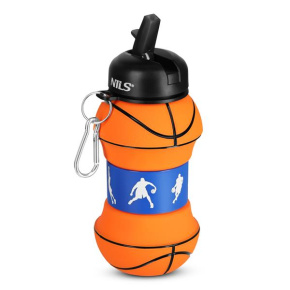 NC4104 BASKETBAL SILIKÓNOVÁ SKLADACIA FĽAŠA 550ML NILS CAMP