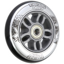 KOLIESKA PU 84x24 82A ČIERNE (4KS) + ABEC-9 CHROME (8KS) NILS EXTREME