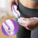 SET HHM17 + BR163 BIELA/FIALOVÁ HULA HOOP OBRUČ SO ZÁVAŽÍM, MAGNETY A POČÍTADLOM HMS