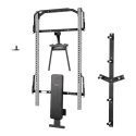 KLT22 SIVÝ MULTIFUNKČNÝ POSILŇOVACÍ STOJAN - POWER RACK HMS