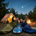 NC3201 VESMÍR DETSKÉ SPACIE VRECE NILS CAMP