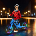 RB901 MODRÉ DETSKÉ ODRÁŽADLO S 12" PUMPOVANÝMI PNEU A LED NILS FUN