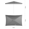 NC7826 SLNEČNÍK 200x125 CM NILS CAMP