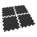Gumová puzzle podlaha (stred) SF1050 - 95,6 x 95,6 x 1,6 cm, čierno-šedá