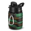 NC4106 ZELENÁ SILIKÓNOVÁ SKLADACIA FĽAŠA 500 ML NILS CAMP
