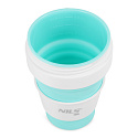 NC4103 MÁTOVÝ SILIKÓNOVÝ SKLADACÍ HRNČEK 355ML NILS CAMP