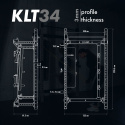 KLT34 SIVÝ SKLADACÍ MULTIFUNKČNÝ POSILŇOVACÍ STOJAN - POWER RACK HMS