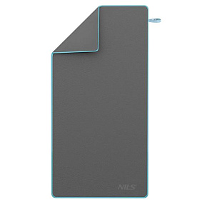 NCR13 TM.ŠEDÁ/MODRÁ UTERÁK Z MIKROVLÁKNA NILS