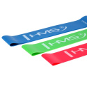 Súprava fitness gúm HMS GU04 Slim Set