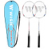 STEELTEC 9K SADA BADMINTONOVÝCH RAKET WISH